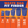 Hefty Ultra Strong Multipurpose Large Trash Bags, Black, Unscented, 30 Gallon, 25 Count Visit the Hefty Store