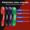 LEEKEY Resistance Bands for Workout, Exercise Bands with Door Anchor, Pull Up Assistance