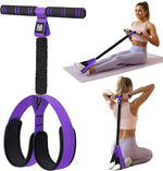 55LBS Pedal Resistance Band with Handle: Upgrade Your Home Gym Workout