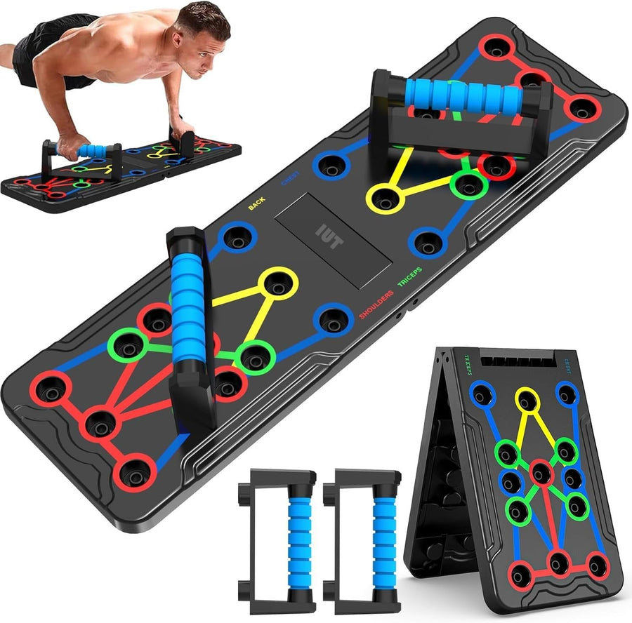 IUT Fitness 15-in-1 Push Up Board for Full-Body Workout Equipment