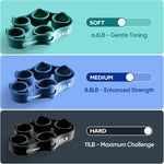 FitBeast 6-Piece Grip Strength Trainer Kit for Hand Therapy & Rehab