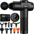 TOLOCO Massage Gun, Deep Tissue Back Massage, 10 Heads, Quiet Motor
