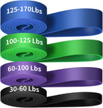 Resistance Bands Set for Workout, Pull Up Assist Bands 4 Levels