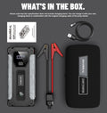 Sharmeal Car Jump Starter 3000A, Jump Starter Battery Pack for 9.0L Gas and 7.0L Diesel, 12V Portable Jump Box with LED Light