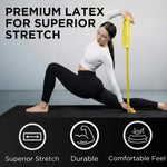 THERABAND Resistance Bands Set, Beginner Kit, Latex Elastic Bands for Exercise