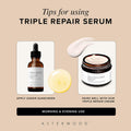 Asterwood Triple Repair Matrixyl 3000 + Argireline + Hyaluronic Acid + Vitamin C Serum for Face - Anti-Aging, Collagen Boosting, Hydrating - Fragrance-Free - 1 Fl Oz