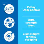 Fresh Step Extreme Clumping Litter With Febreze Freshness, Mountain Spring Scent Clumping Cat Litter With Guaranteed Odor Control, 14 lb. Box