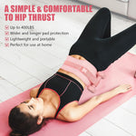 Exercise Hip Thrust Belt for Dumbbells, Kettlebells, and Plates, Comfortable and Durable