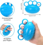 Hand Exercise Grip Strength Ball - Finger Therapy, Stress Relief, Rehab