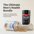 Snap Supplements Nitric Oxide Booster + Prostate Health Supplements for Men, Circulation, Stamina & Urinary Support, L-Citrulline, L-Arginine, Saw Palmetto for Men, Caffeine-Free, 60 + 90 Capsules