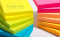 Sticky Notes 3x3 Inch, 6 Bright Color Sticky Pads, 100 Sheets Each, Super Sticky Notes with Strong Adhesive Office Supplies for Desk, School & Daily Planning