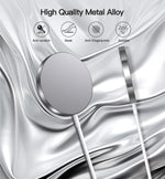 Magnetic Wireless Charger 15W Fast Mag Safe Charger for Cell iPhone 17 Pro Max/17 Pro/17 Air/17/16/15/14/13/12 Series 2 Pack Charging Pad for AirPods 3/2/Pro 2/Pro Mag-Safe Original Replacement