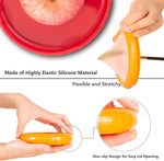 Avocado Saver and Tomato Holder - Set of 4 Reusable Storage Containers for Fridge - Ideal for Garlic, Onions, Lemons, and Potatoes