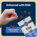 Blue Buffalo Bits Soft Dog Treats for Training, Made With Natural Ingredients & Enhanced with DHA, Chicken Recipe, 19-oz Bag