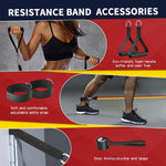 WHATAFIT Resistance Bands with Handles and 5 Adjustable Levels