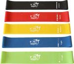 Fit Simplify Resistance Loop Bands - Set of 5 with Carry Bag & Guide