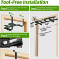 VBSD Upgrade Doorway Pull Up Bar, 440 Lbs Capacity, Ergonomic Grips