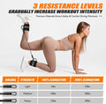 KUTIZE Adjustable Ankle Resistance Bands for Full-Body Workouts