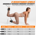 KUTIZE Adjustable Ankle Resistance Bands for Full-Body Workouts