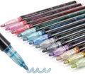 Glitter Markers Outline Pens Metallic,12 Christmas Gifts Stocking Stuffers Teen Girl Gifts Trendy Stuff,Cute Art Supplies Kids 6-8 9-12 10-12 Tween,Arts Crafts Kids Ages 8-12 Crafts Girls 8-12 Shimmer