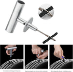 Tire Repair Kit - 68pcs Heavy Duty Tire Plug Kit, Universal Tire Repair Tools to Fix Punctures and Plug Flats Patch Kit for car Motorcycle, Truck, ARB，ATV, Tractor, RV, SUV, Trailer