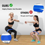 5-Level Resistance Bands Set for Full Body Workout, Yoga, Rehab
