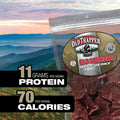 Old Trapper Beef Jerky, Old-Fashioned 8 Ounce Bag, Tender Meat Snacks for Lunches or Between Meals, 11 Grams of Protein, Zero Grams of Fat, and 70 Calories per Serving (Pack of One)