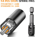 Universal Socket Tools Gifts for Men Dad Him Husband Teen Boys Women Cool Stuff Ideas Gadgets Gifts Fathers Day Birthday Christmas Stocking Stuffers Grip Socket Set with Power Drill Adapter
