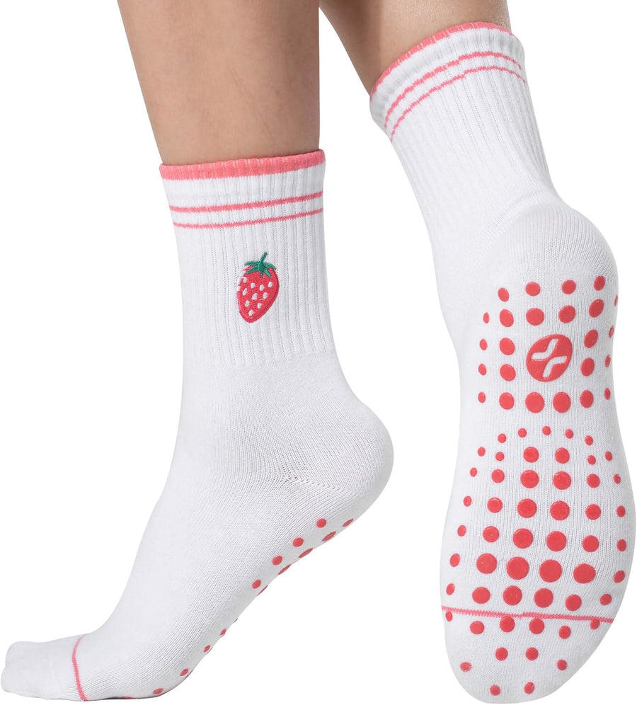 CoolMate Pilates Socks with Grips for Women - Yoga Socks