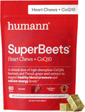 HumanN SuperBeets 3-in-1 Heart Chews with CoQ10 and Beetroot