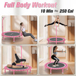 ZCMHAXJ 40" Foldable Mini Trampoline, 450lbs Capacity