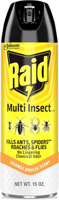 Raid Multi Insect Killer, Orange Breeze 15 Ounce (Pack of 1)