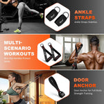 HPYGN Resistance Bands Set with Handles for Full Body Workout, Physical Therapy, Yoga
