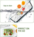 M MCIRCO [8-Pack,30 oz] Glass Meal Prep Containers,Glass Food Storage Containers,Airtight Glass lunch Containers with Lids - Microwave, Oven, Freezer and Dishwasher