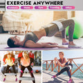 Renoj Resistance Bands for Workout: 3-Set Exercise Bands for Pilates, Yoga, Home Gym