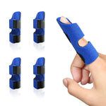 Finger Splint Universal Trigger Finger Brace for Broken Arthritis Pain Relief 2 Pack Black