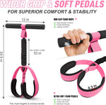Upgraded Durable Pedal Resistance Band with Handle for Full-Body Workout