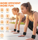 Adjustable Wrist & Ankle Weights for Home Workout, Running, Yoga, Strength Training