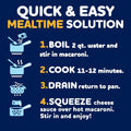 Kraft Deluxe Mac and Cheese, 3 Boxes, for Easy Dinner or Dinner Sides, Original Cheddar Flavor, No Artificial Flavors or Dyes, 14 oz
