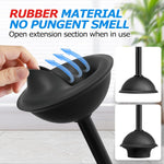 2 in 1 Toilet Plunger and Brush Set，Extended Handle Plunger，Toilet Bowl Brush Plunger Set, Bathroom Cleaning Tools ，Toilet Brush Plunger Combo，Cleaning Brush，Bathroom Cleaning Supplies