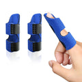 Finger Splint Universal Trigger Finger Brace for Broken Arthritis Pain Relief 2 Pack Black