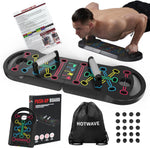 HOTWAVE 20-in-1 Foldable Push Up Board for Home Gym Strength Training