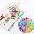 Gel Pens for Adult Coloring Books, 30 Colors Fine Point Gel Marker Pen with 40% More Ink for Drawing, Bullet Journaling, School Craft Supplies
