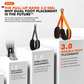 HPYGN Two Feet Pull Up Assistance Bands, Heavy Duty Resistance Bands for Pull Up Bar