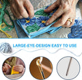 Vodiye 14 Sizes Crochet Hooks Set 2.0–10.0mm, Colorful Metal Crochet Needles, Ergonomic for Comfortable Crocheting