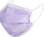 HALYARD FLUIDSHIELD 1 Disposable Procedure Mask with SO SOFT Lining and SO SOFT Earloops, Lavender, 25868 (Box of 50)