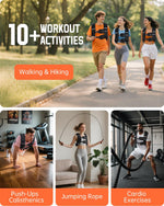 Renoj Weighted Vest for Fitness: 6lb-20lb Fixed Weights, Reflective Strips, Storage Pocket