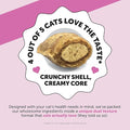 Cat Multivitamin Crunchy & Creamy Chews - Cat Treats for Health + Immune, Joint Support, Skin & Coat, & Digestion - Vitamins with Omega 3s, Lysine & Probiotics (30 Day Supply)