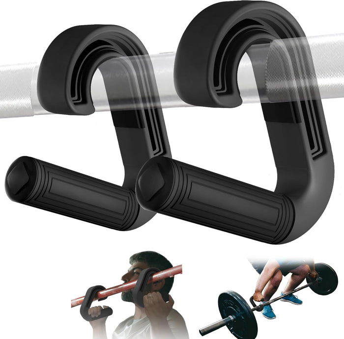 Neutral Grip Handles for Pull Up, Deadlift, Resistance Bands Home Gym Fitness