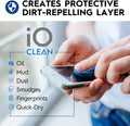 Screen Cleaner Spray (16oz - 473ml) – Best Large Cleaning Kit for LCD LED OLED TV, Smartphone, iPad, Laptop, Touchscreen, Computer Monitor, Electronic Devices, Microfiber Cloth Wipes and 2 Nozzles